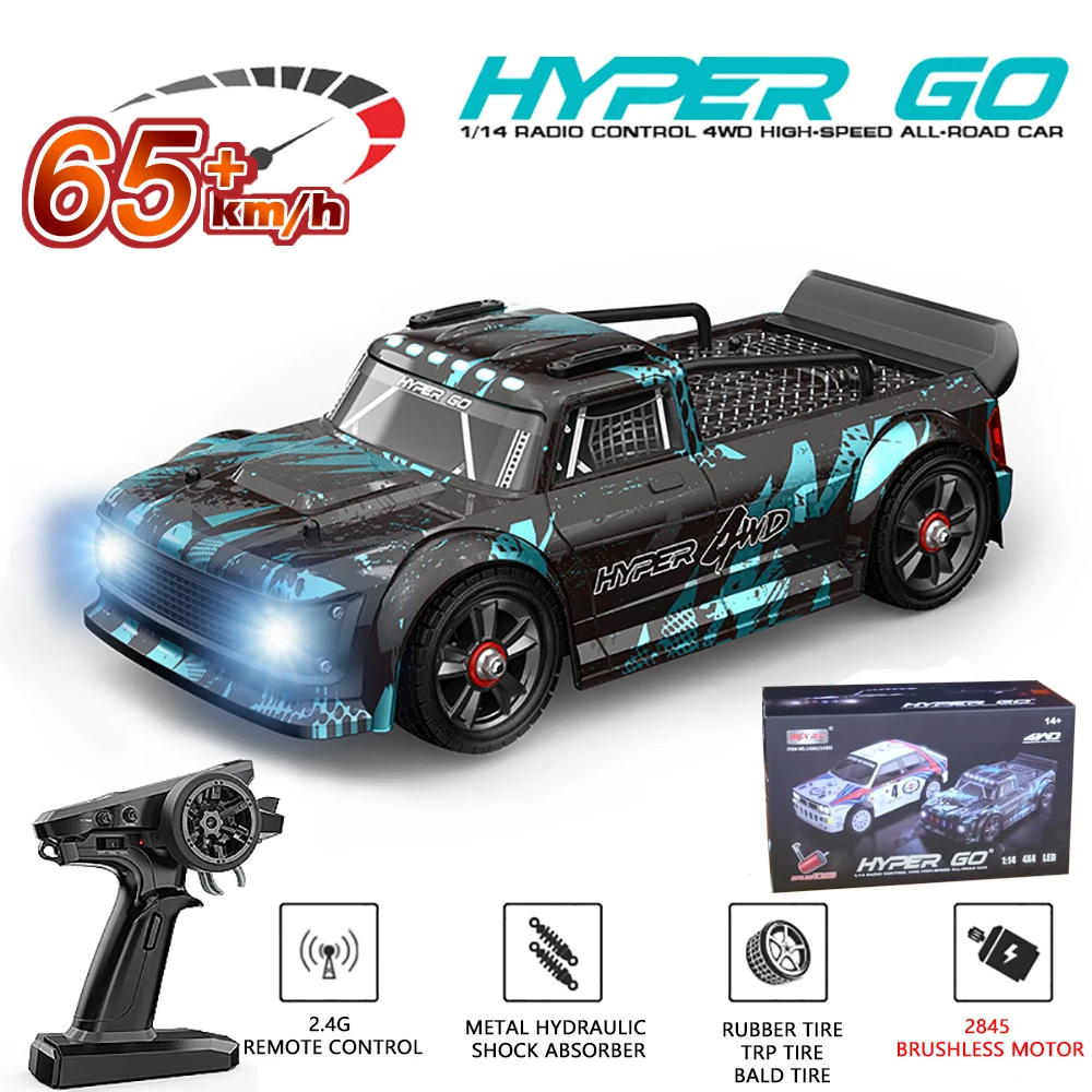 

MJX 14301 14302 Brushless 65KM/H RC Car 2.4G 4WD Electric High Speed Off-Road 1:14 Remote Control Drift Monster Truck Toys