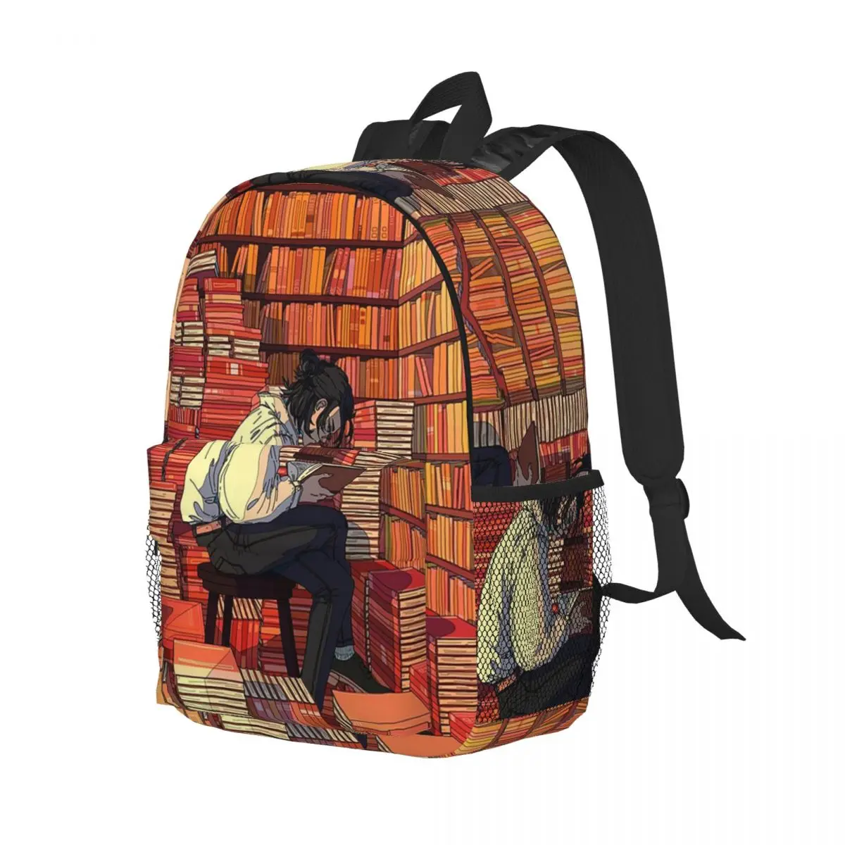 Book Hoarder Backpacks Boys Girls Bookbag Cartoon Students School Bags Travel Rucksack Shoulder Bag Large Capacity