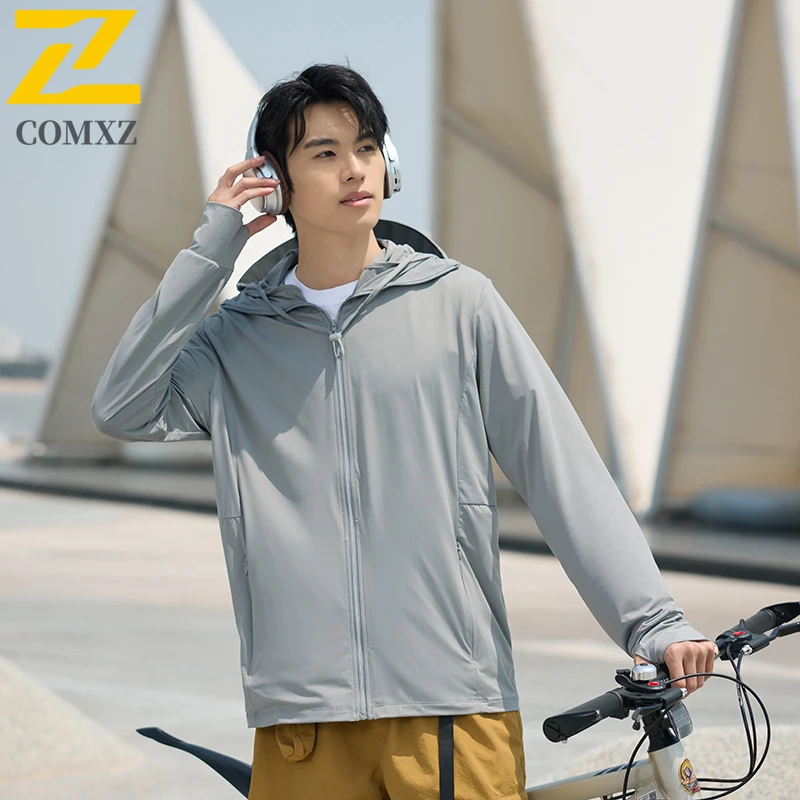 

Premium UV Protection Jacket UPF50+ with Detachable Hood Fishing Skin Coat Ultra Lightweight Couple's Outdoor Sunscreen Clothing