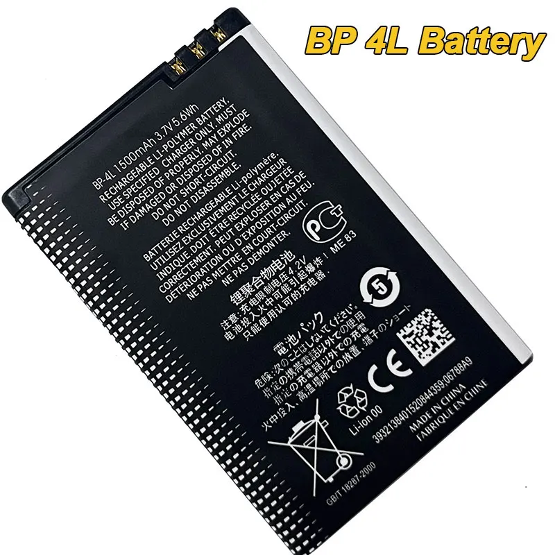 

Аккумуляторная батарея BP 4L для Nokia BP-4L, аккумулятор E63 E71 E72i N97 E6 E52, сменная батарея для мобильного телефона
