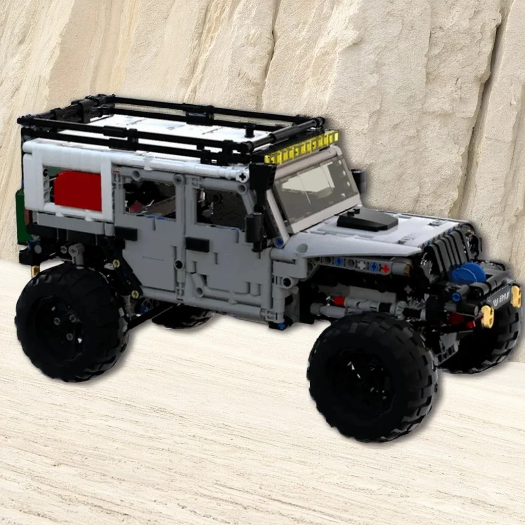 

1260 шт. LXF Jeep Wrangleres Expedition Remote Custom MOC Creation Строительные блоки Игрушки в подарок