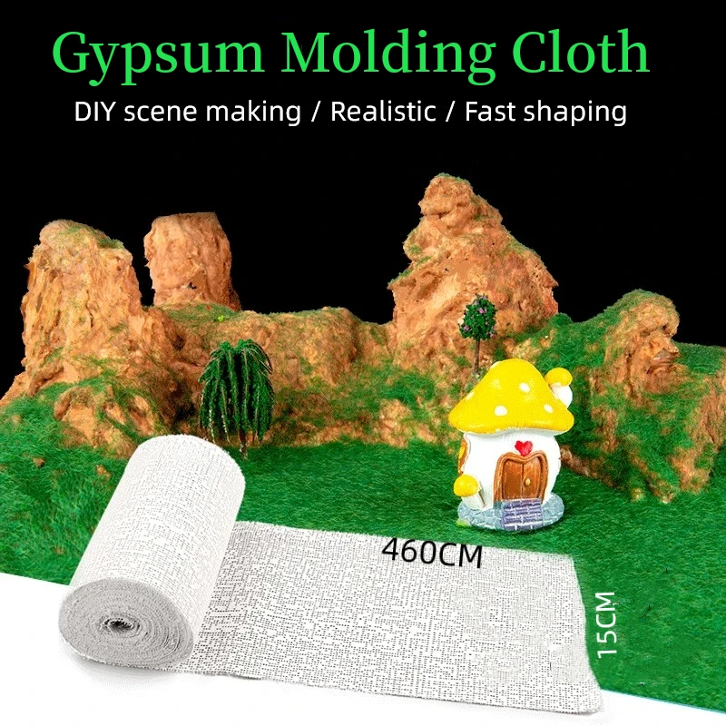 Gypsum Molding Cloth Military Model Material Miniature Terrain Wargaming Scenery Mountain Landscape Model Building Landform