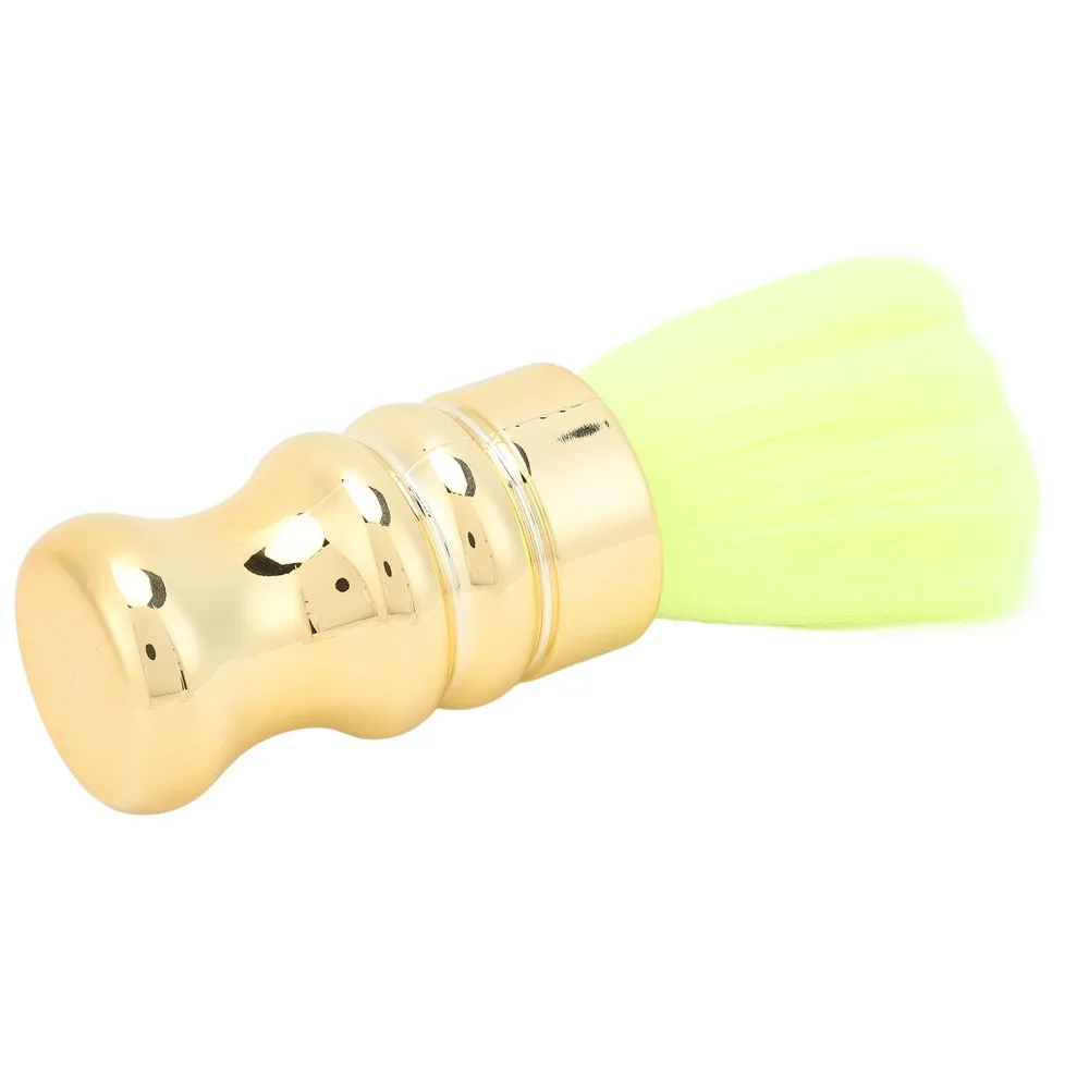 Soft Nylon filaments Barber Neck Duster Brush Comfortable Handle Dusting Brush Head Hair Cleaning Brush Ergonomic Grip