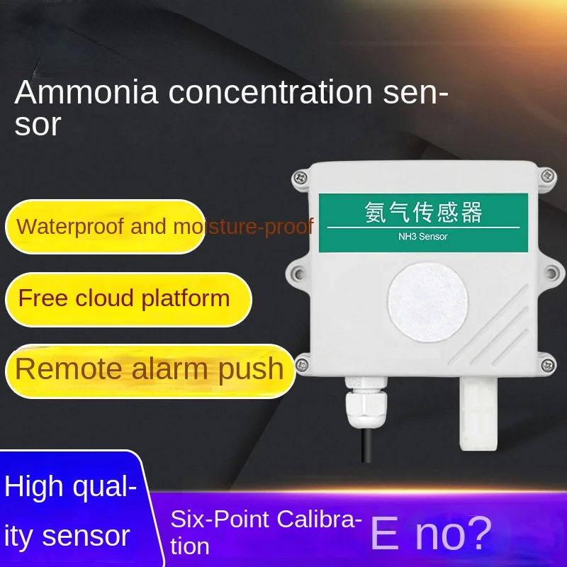 

Ammonia Sensor NH3. Gas Detector Industrial Toxic and Harmful Monitoring RS485 Ammonia Concentration Transmitter