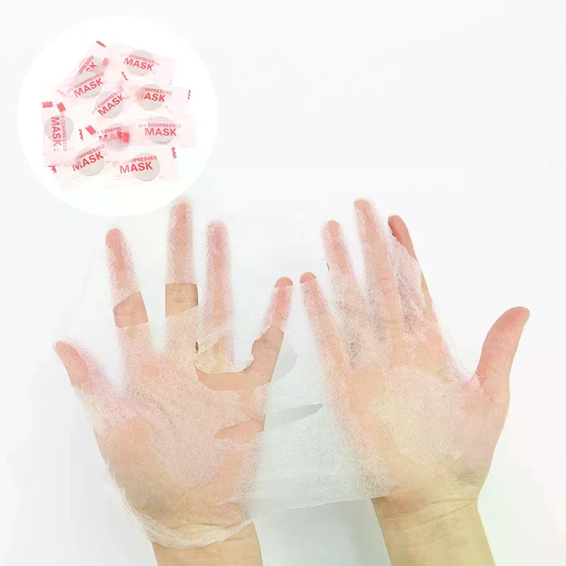 50/100Pcs Disposable Compressed Facial Mask Portable Silk/Cotton Face Mask Facial Towel Coin Wrapped Tissues Paper Skin Care