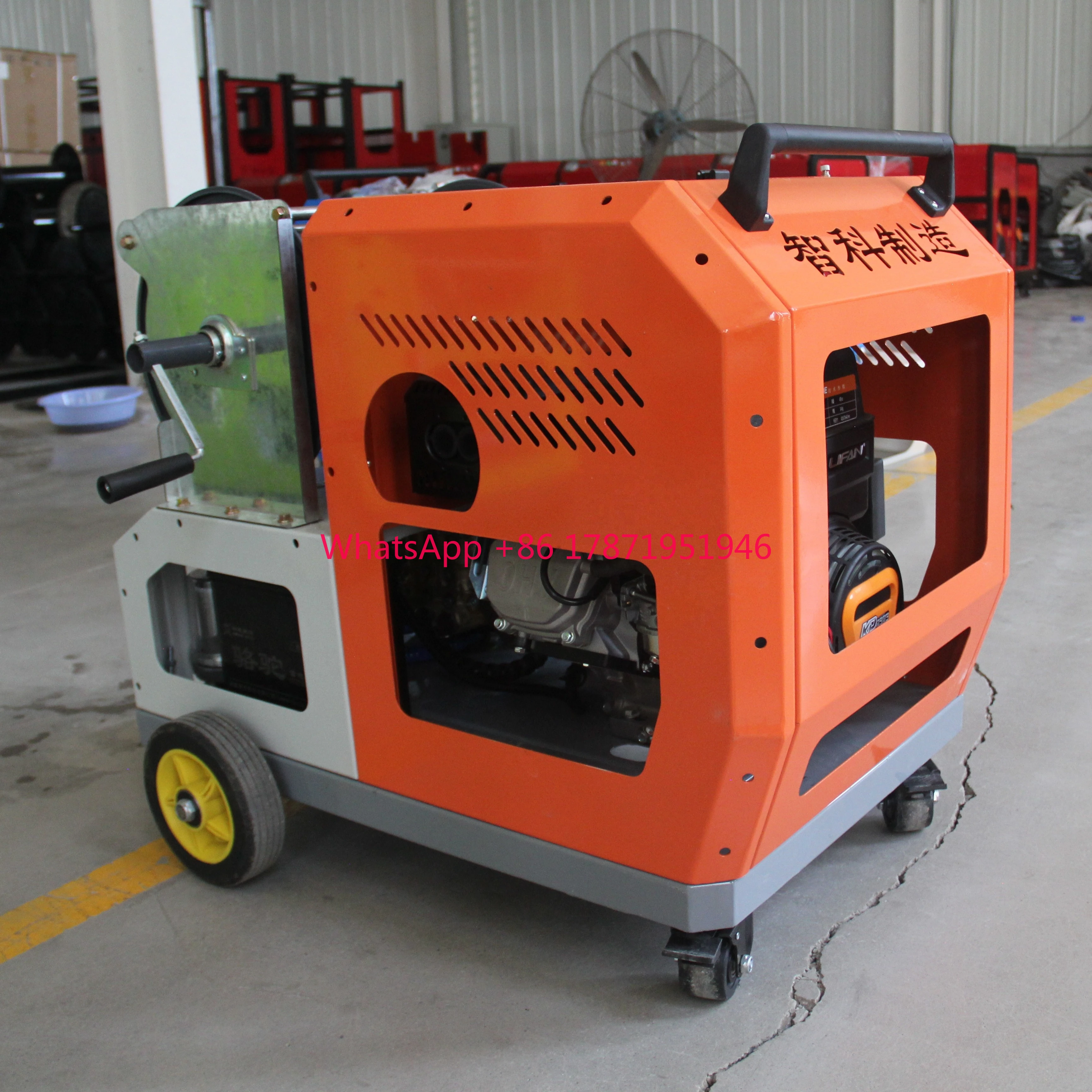 ChawTEC 40LPM high-quality diesel high-pressure drainage pipeline cleaning machine, sewer cleaning spray machine