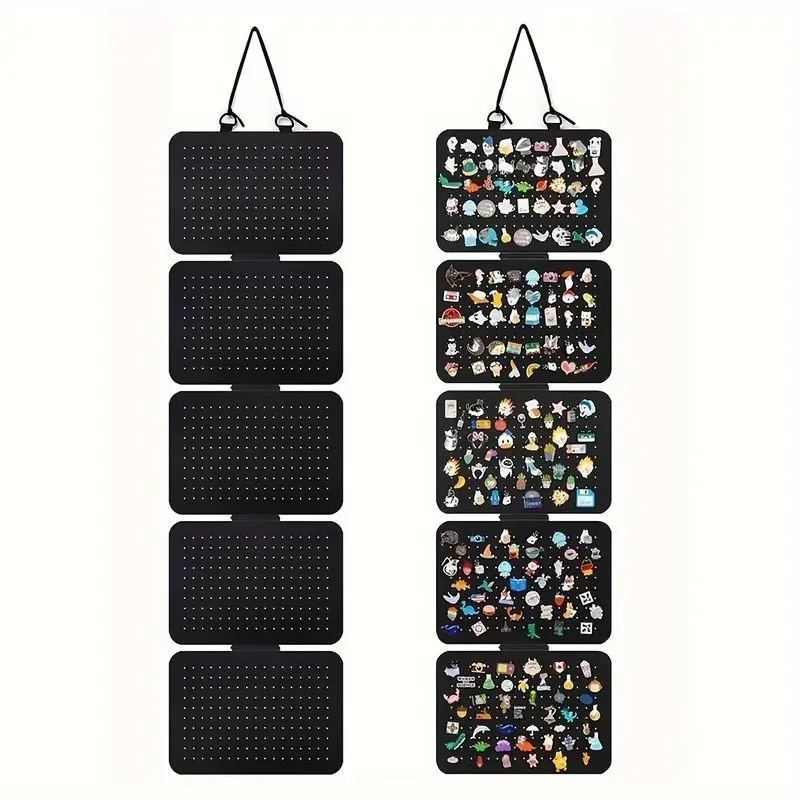 New Earring Display Stand 5-layer Jewelry Storage Hanging Bag Organizer Earrings Exhibitors for Business EHJ02