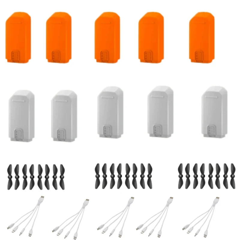 V66 Smart Obstacle Avoidance RC Drone Quadcopter Spare Parts Accessories 3.7V 1800mAh Battery Propeller USB Charger for V66 Dron