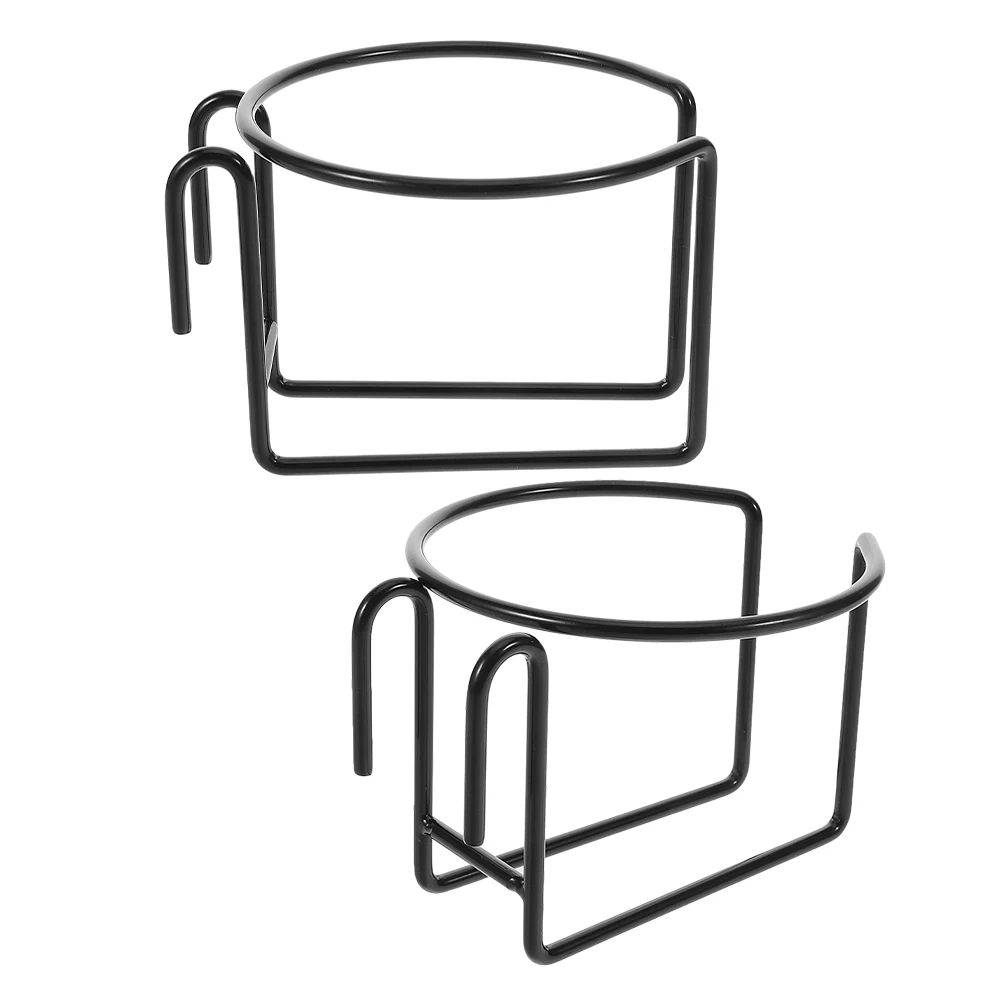 

2 Pcs Shopping Cart Cup Holder Coffee Accessories Carts Attachment Household Bottle for Bar