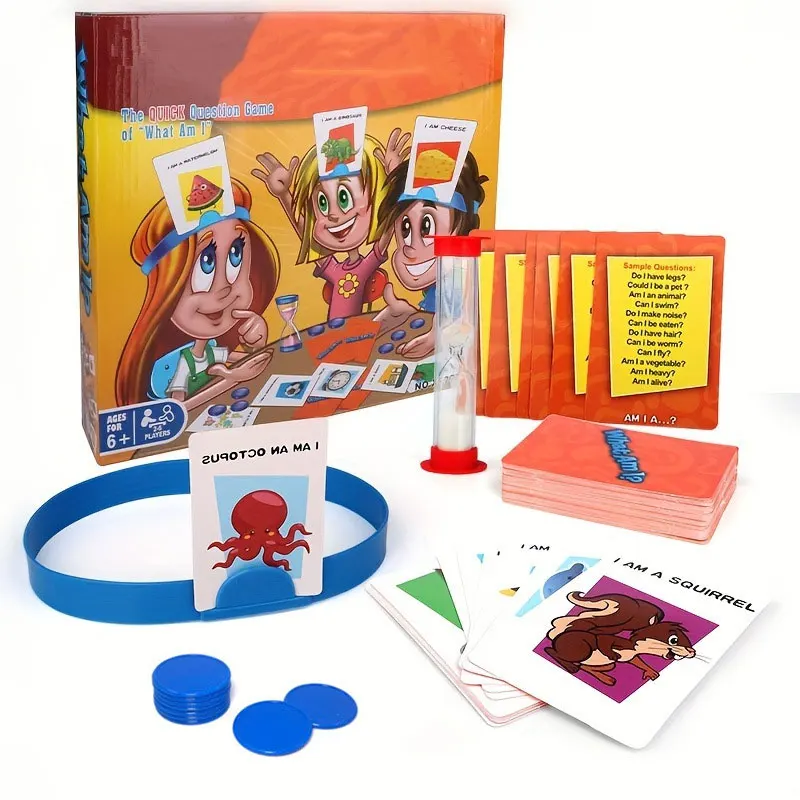 Guess what I am Children's Toy Board Game Cognitive Game Parent-Child interactive Entertainment Party