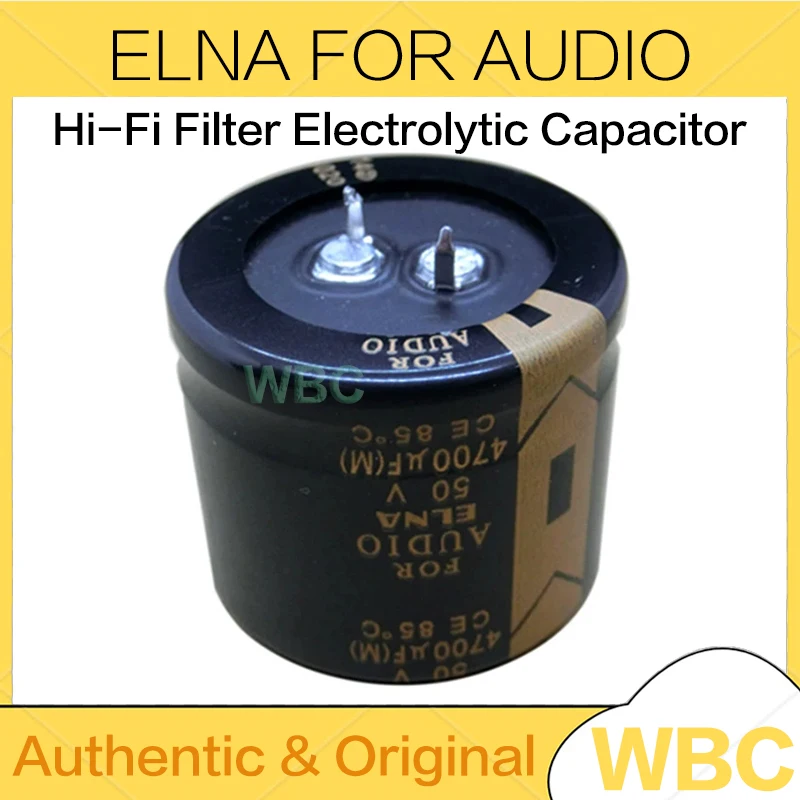 2 stks/partij ELNA VOOR AUDIO Serie 35V 50V 63V 80V 100V 6800UF 4700UF 8200UF 10000UF Hi-Fi Filter Elektrolytische Condensator Originele