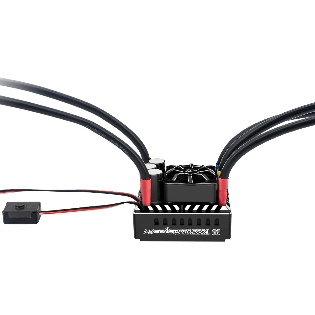 ZTW Beast PRO G2 260A ESC 2-4S Sensored Sensorless Turbo 6V/7.4V BEC 10A For 1/8 RC Racing Car Off-Road On-Road Truggy Buggy