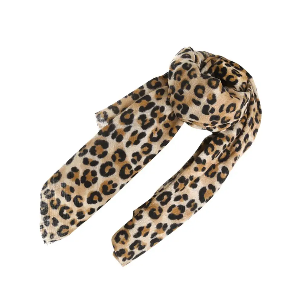 

Luxury Women Scarf Warm Leopard Wool Shawl Winter Scarf Leopard Scarves Colors Long Term Use Outdoor Gift