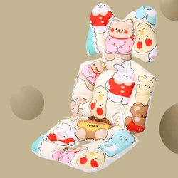 Baby Stroller Seat Cushion Thick Cotton Pad for Cart Cushion Baby Dining Chair Cushion Autumn Winter Warm Cotton Korean Version