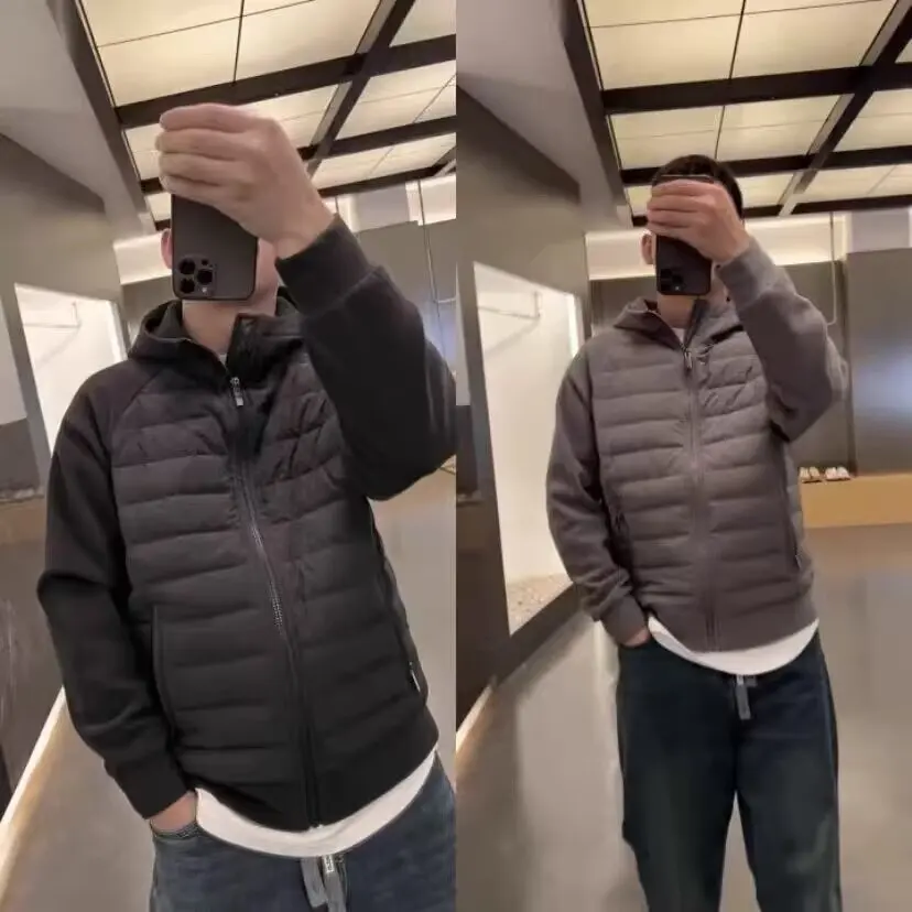

Легкая хлопковая куртка с капюшоном для мужчин, зимняя повседневная свободная посадка для пары, дизайн с волокном-стойкой, полиэфирное волокно