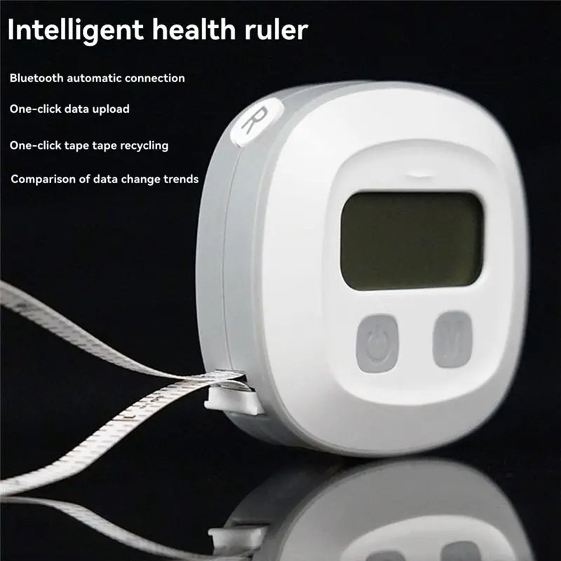 ABJI-Smart Body Tape Measure Fitness Weight Loss Tracker For Unlimited Users For Waist/HIPS/Arms