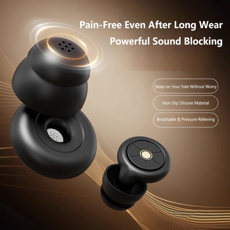 Reusable Powerful Filter Silicone Earplugs Waterproof Noise Cancelling Sound Insulation Ear Plugs Ultra Quiet For Sleeping