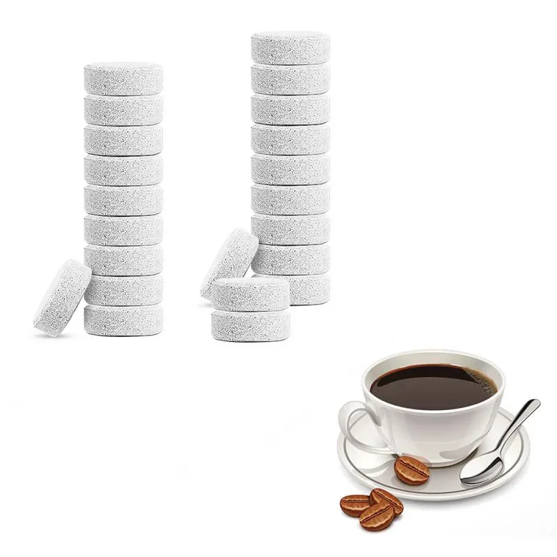 10-100Pcs Coffee Machine Effervescent Tablets Descaling Agent Multi-Purpose Cleaner Household Cleaning Tools Kitchen Accessories