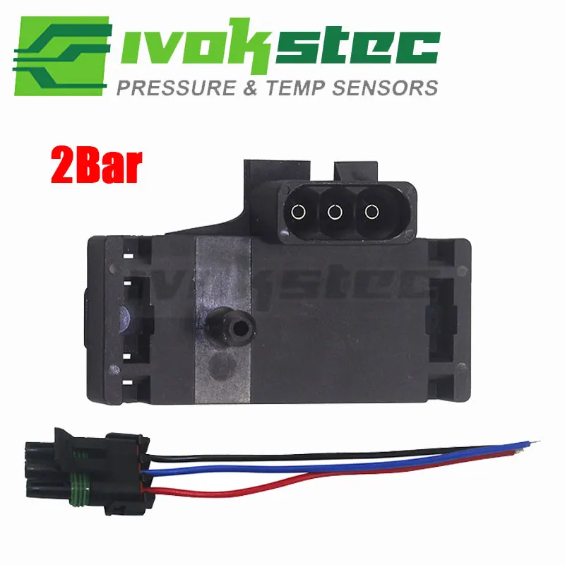 Sensor MAP de 2 Bares (2 Bar) Nuevo para Renault 21 25 Safrane 2.0 2.4 v6 3.0 Volvo 740 760 7700267701 1336384