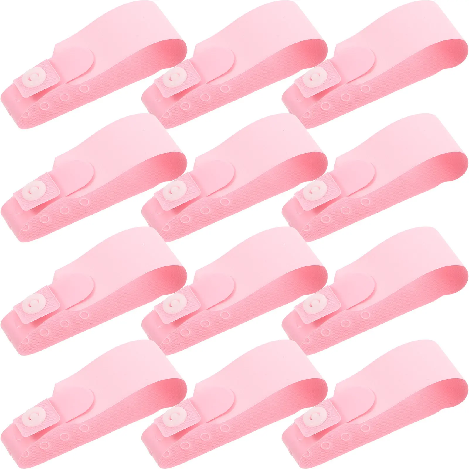 100Pcs Wristbands Disposable Soft PVC Waterproof Hospital Id Bands Writeable Patient Identification for Neonatal