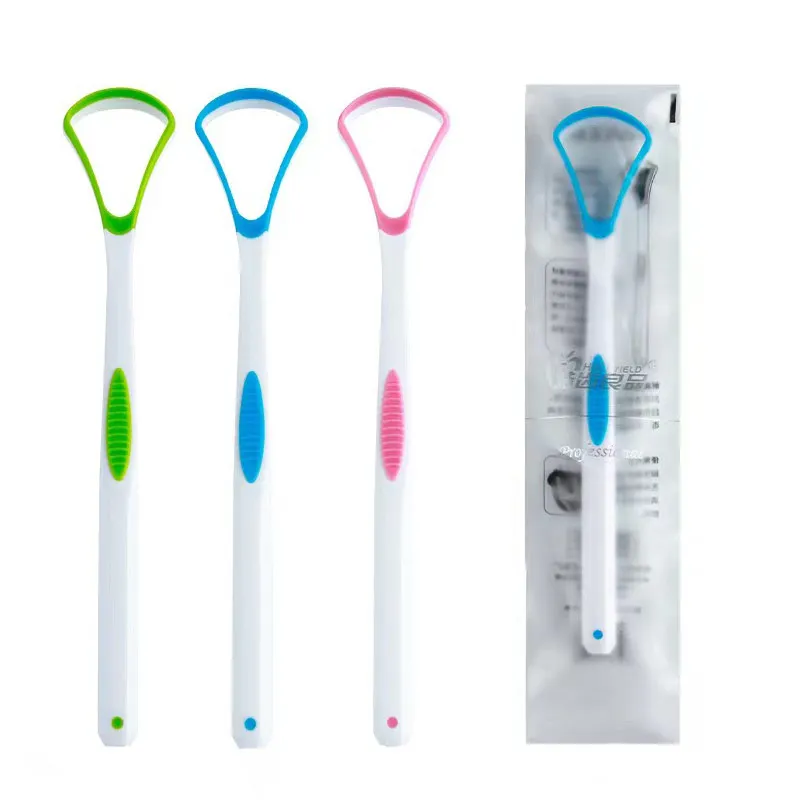 5/10PCS Tongue Scraper Soft Silicone Tongue Brush Cleaning Tongue Oral Cleaning Brushes Cleaner Fresh Breath Oral Hygiene Care