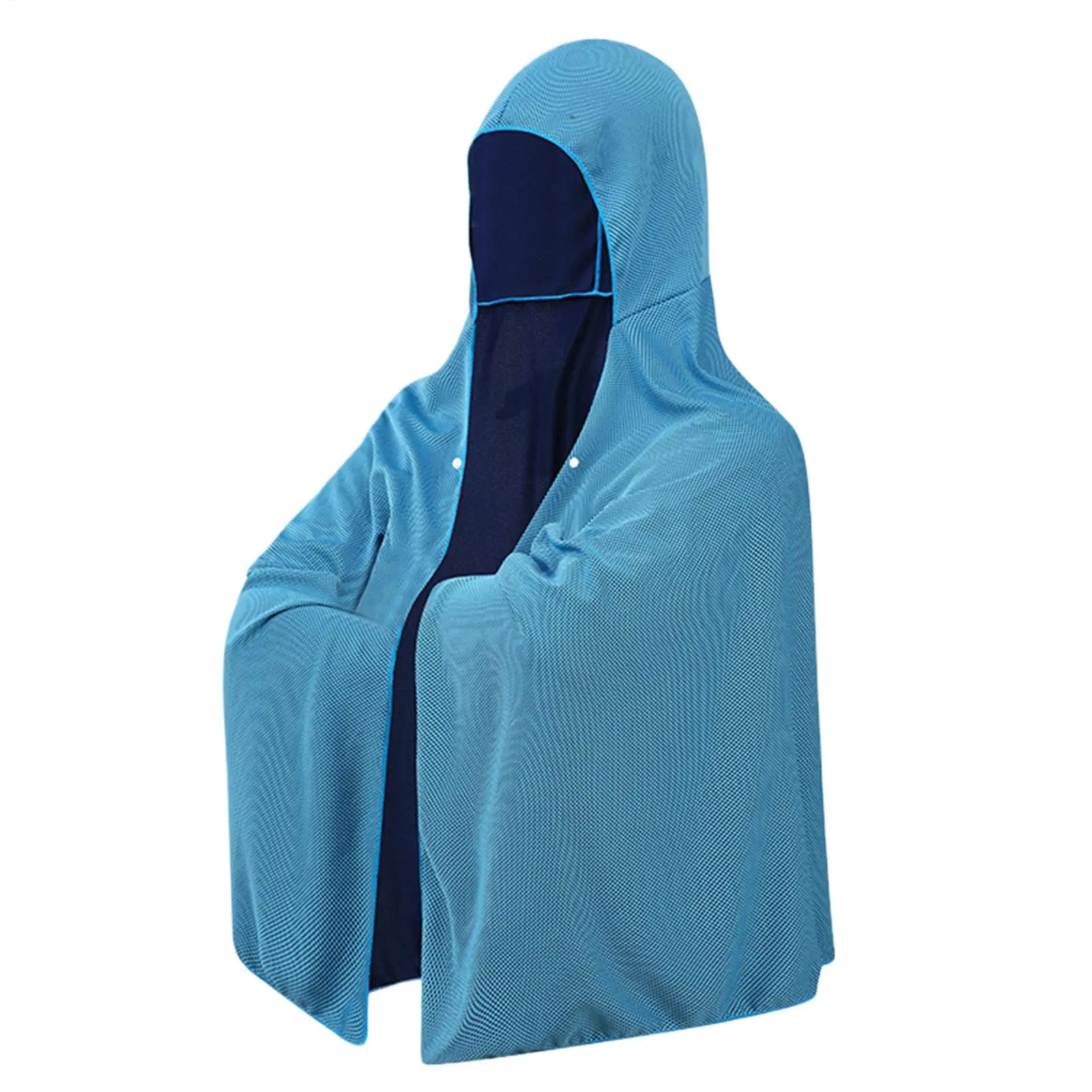 Cool Sunscreen Cloak Large Speed Drying Hooded Beach Towel Absorbent Sunshade Shawl Cool Towel