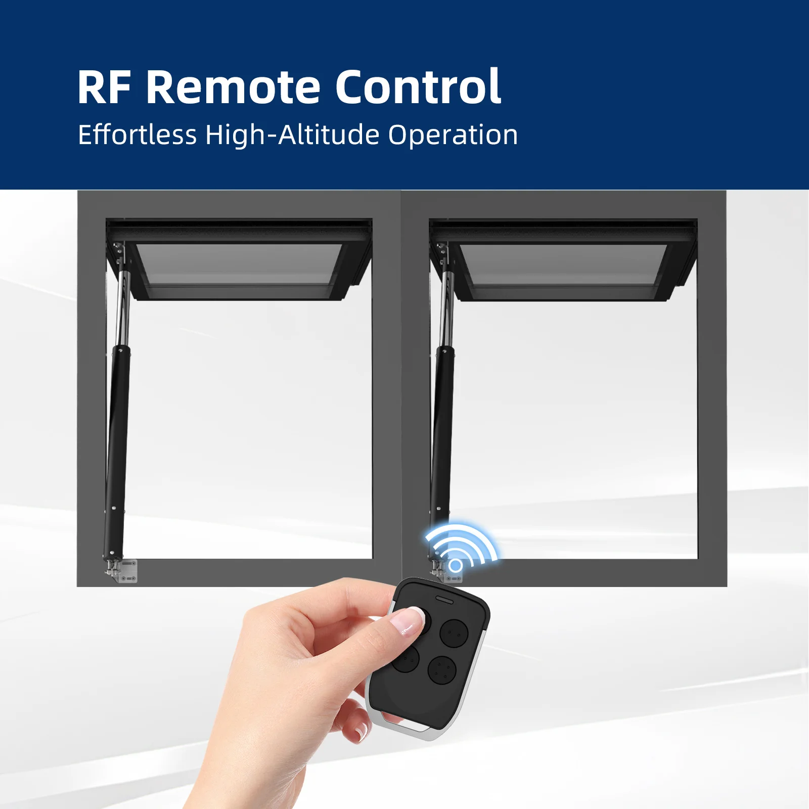 C01-C Automatic Single Skylight Window Opener, R*F Remote Control Electric Ceiling Window Motor