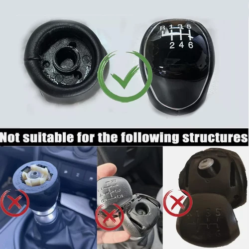 Imagen 2 del producto Perilla de palanca de cambios MT, cabezal de palanca de 6 velocidades para Ford Ranger Mazda BT50 Focus Mk2 Mk3 Transit Connect Grand c-max Kuga Galaxy Mk3 Mk4