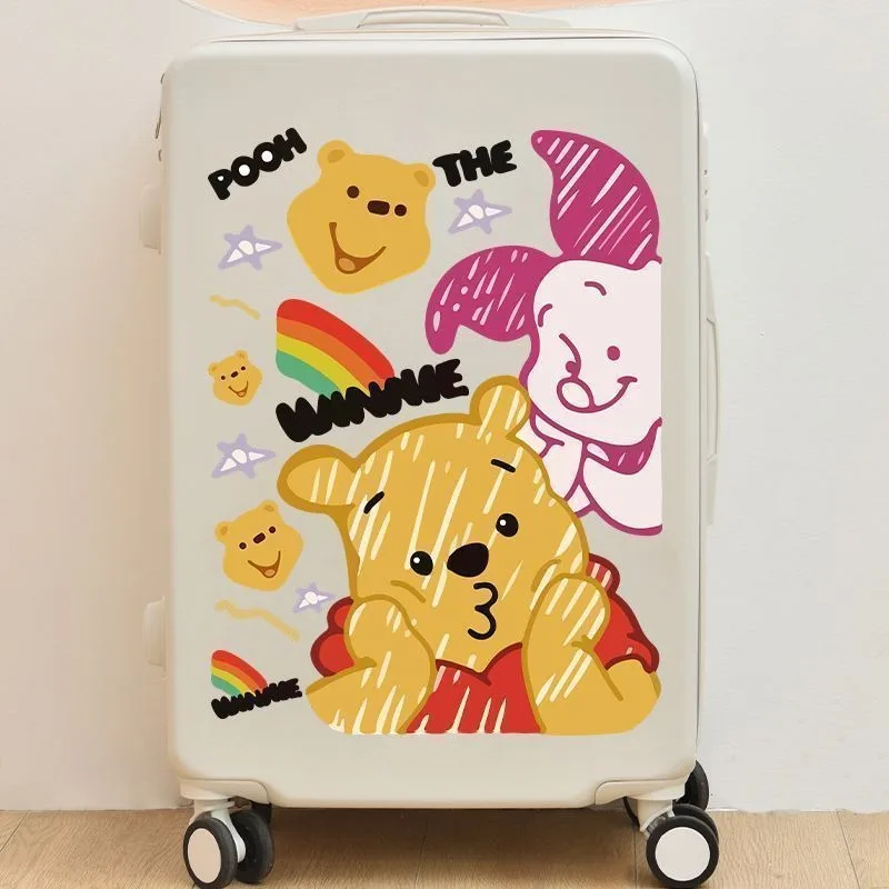 Disney Cartoon Animation Winnie The Pooh Buzz Lightyear Toy Story Large Suitcase Travel Suitcase Wall Decoration Sticker