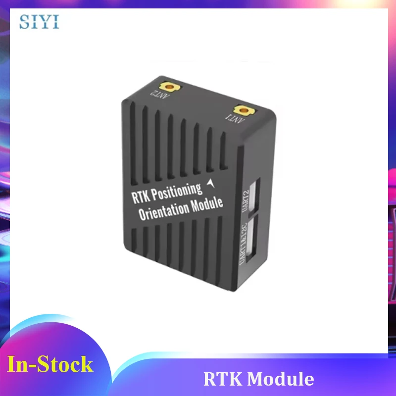 

SIYI RTK Positioning and Orientation Module with RM3100 Industrial Magnetic Compass Single-Module Dual-Antenna Orientation