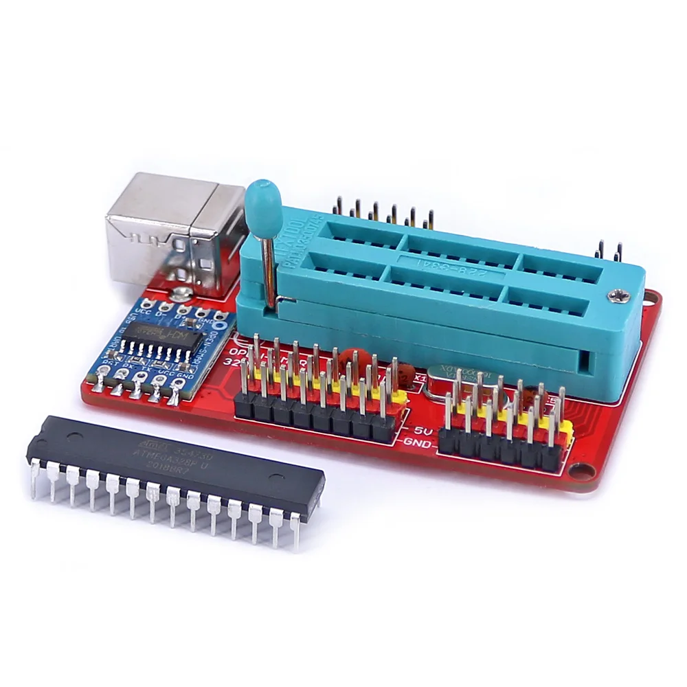 OPEN-SMART 328P DIY Pro ATmega328P وحدة اندلاع لوحة التطوير CH340 سائق مع رأس الدبوس متوافق مع Arduino