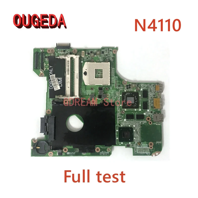 

OUGEDA 0FR3M 00FR3M CN-00FR3M DAV02AMB8F1 DAV02AMB8F0 motherboard for Dell Inspiron N4110 HM67 HD6630M laptop mainboard