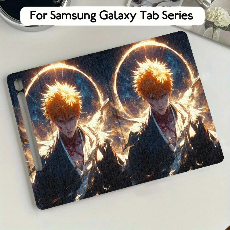 

Bleach Popular Anime Luminous For Samsung Galaxy Tab S9 S10 S6 S7 S8 FE Plus Lite Inch Foldable Cover Tablet Case