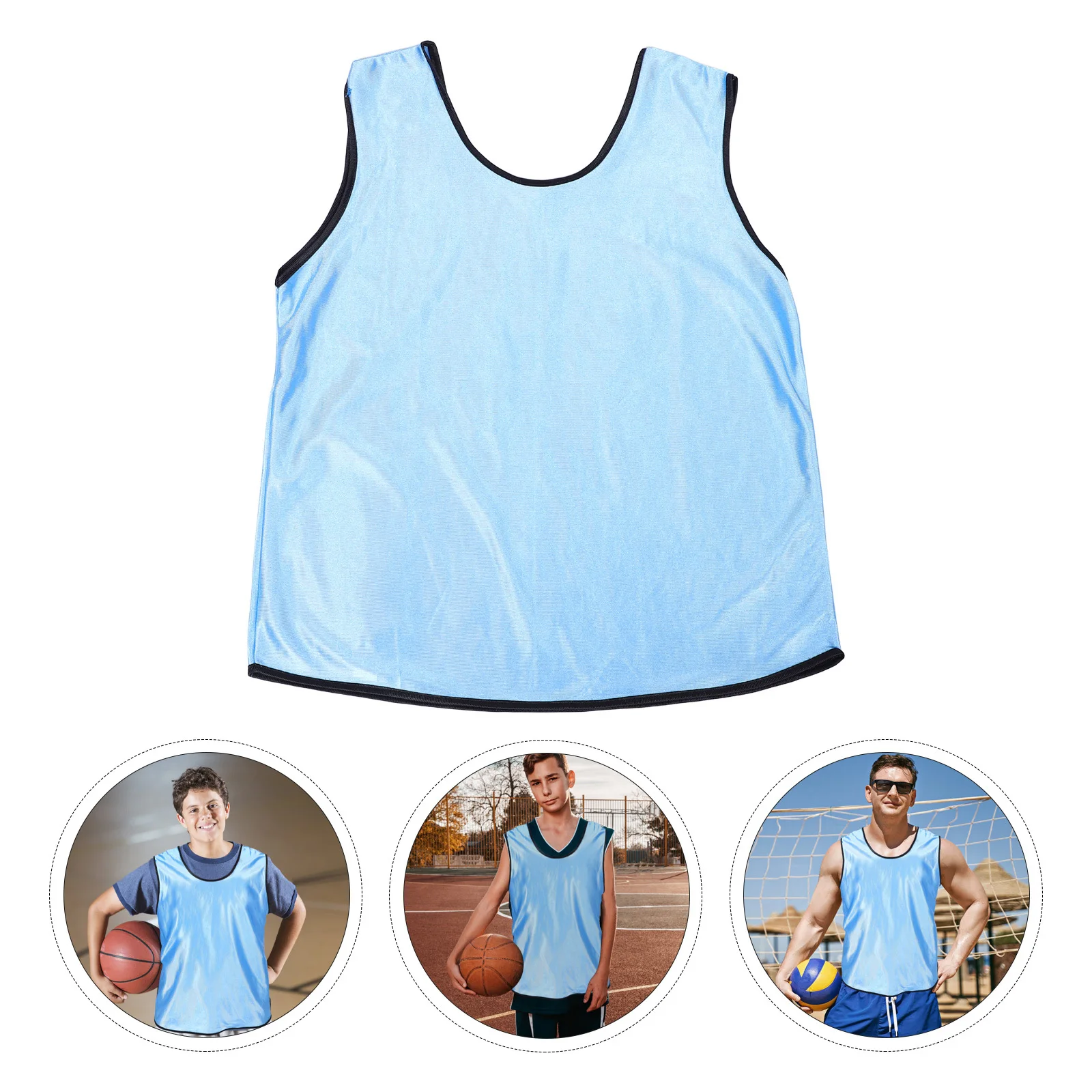 2 個チームトレーニングベスト通気性ポータブルサッカーバスケットボール練習ジャージピニー青少年大人スポーツベストトレーニング