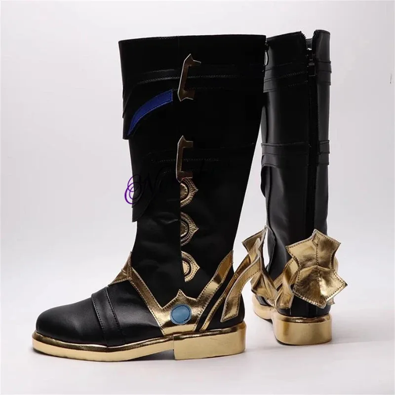 2025 11 Доктор Fatui Косплей Dottore Парик Обувь Сапоги Серьги Маска Хэллоуин Вечеринка Аниме Игровой Костюм Аксессуары