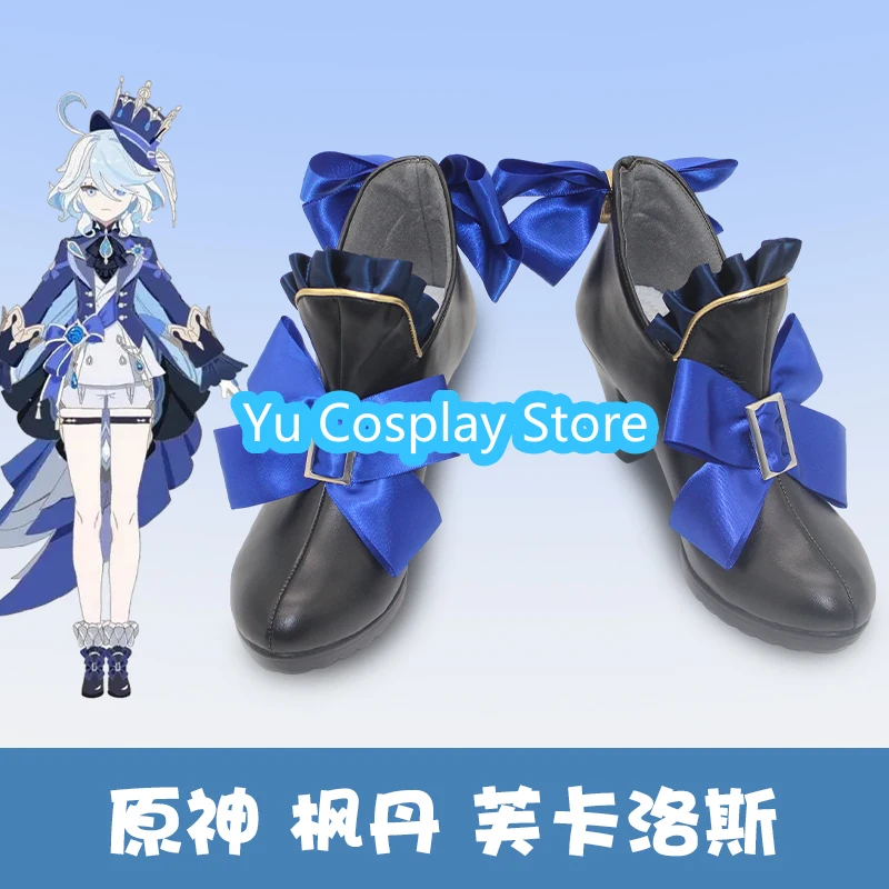 

Yu Cosplay Genshin Impact Furina Cosplay Shoes - Fontaine Hydro Archon Focalors shoe anime cosplay