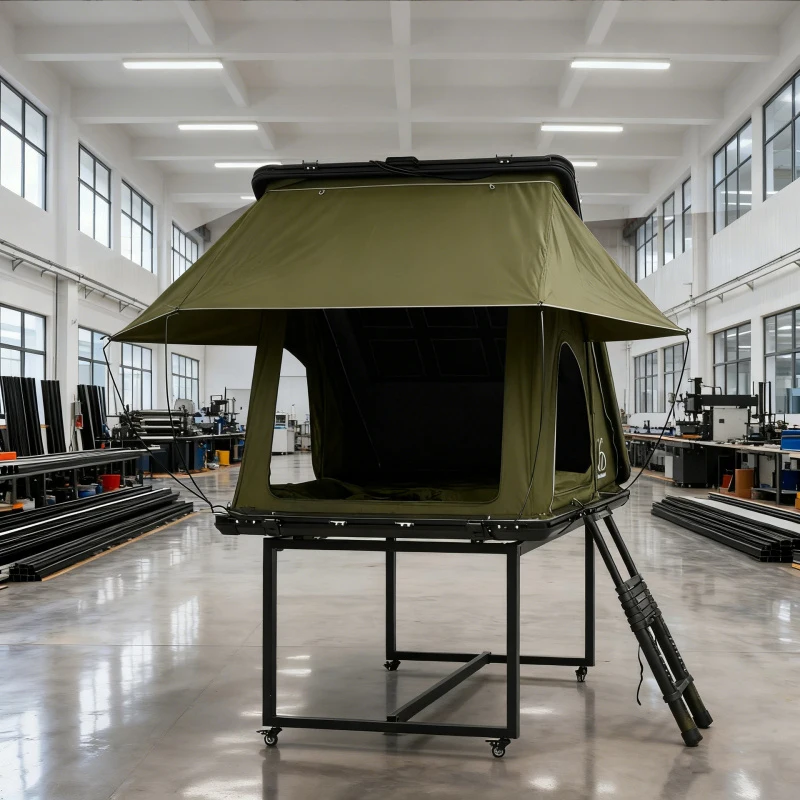 

-border Supply Aluminum Rooftop Tent SUV Self-driving Outdoor Camping