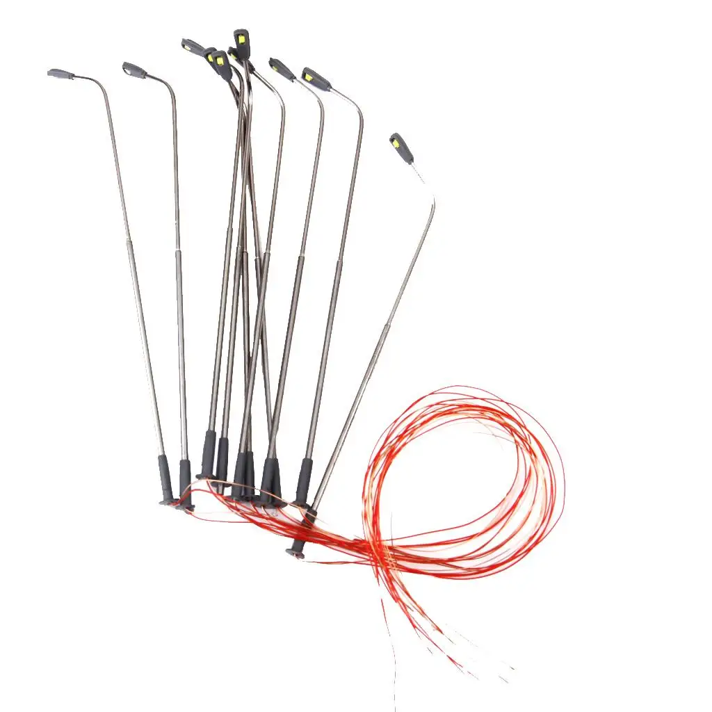 

Модельные уличные фонари масштаб 1 100, миниатюрные светодиодные фонари для микросветодиодных фонарей для моделей и пейзажей