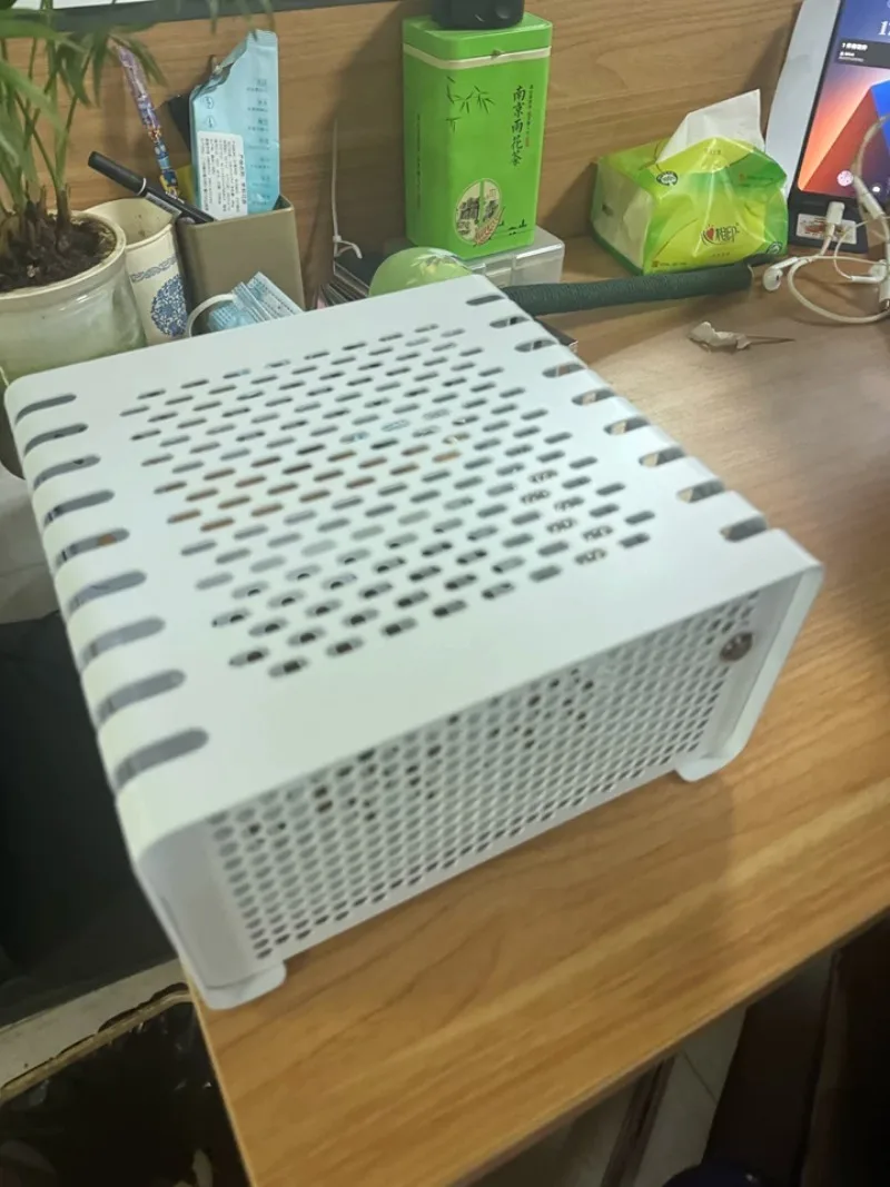 For Horizontal Mini ITX HTPC Desktop Computer Case Creative Living Room Small Chassis