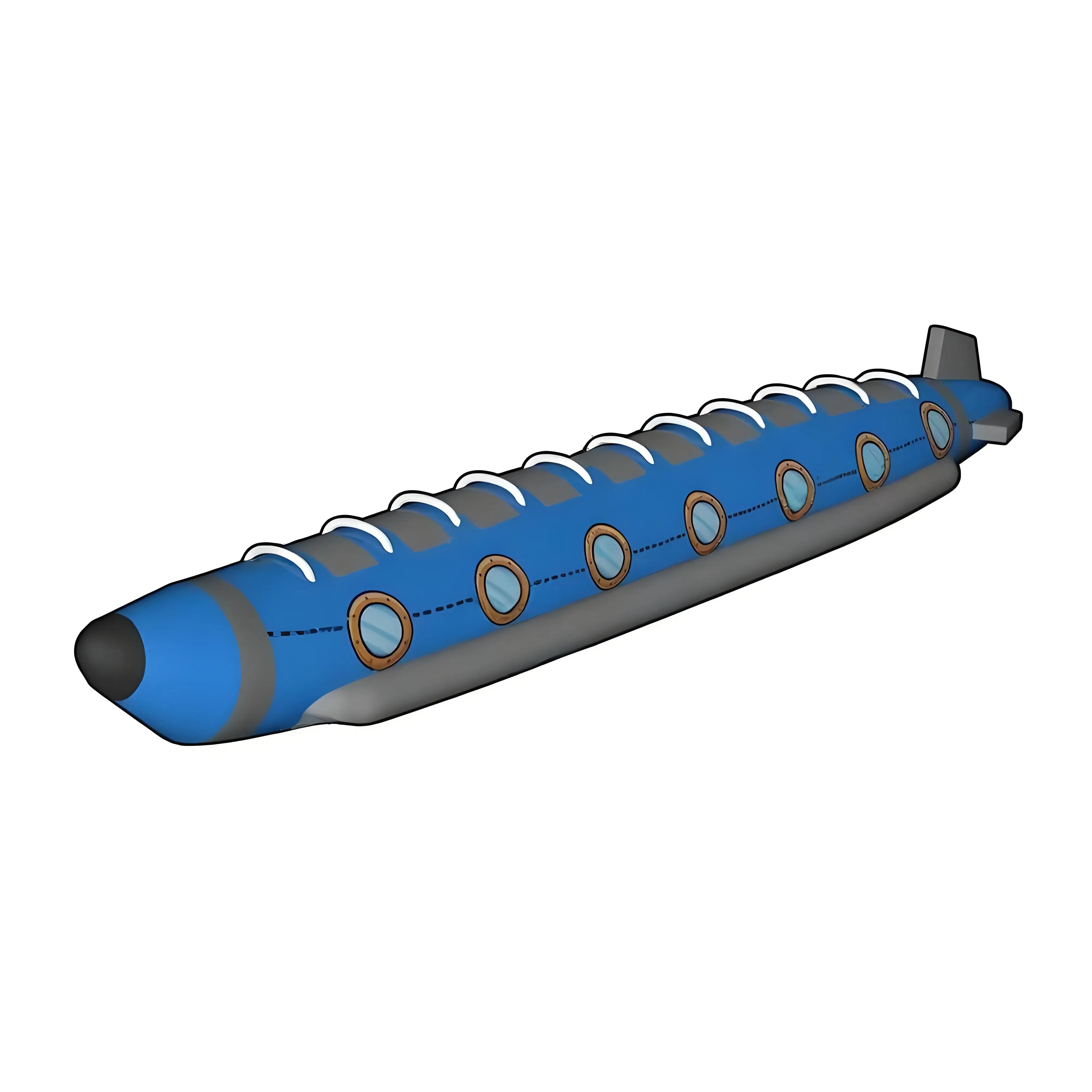 Inflatable Snow Tube, Heavy-Duty PVC Sled, Cold-Resistant, 47