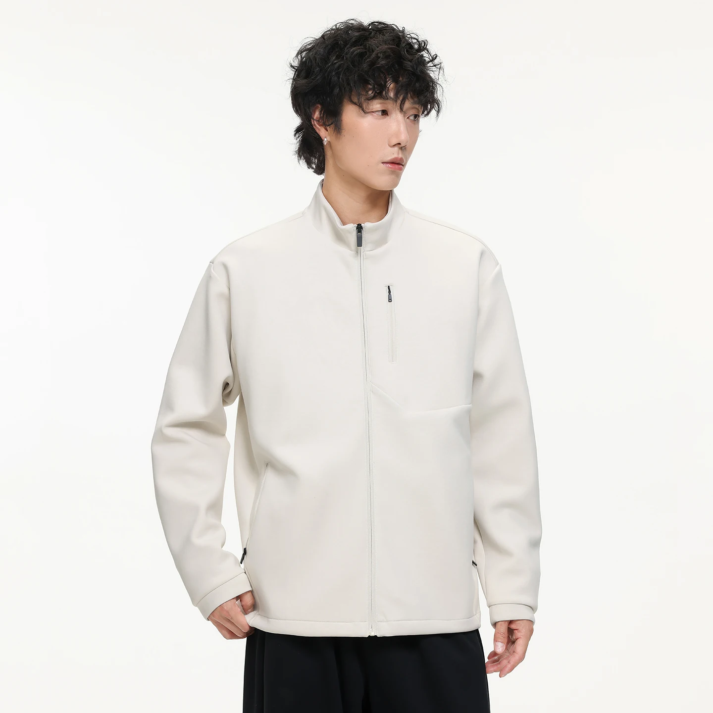 Spring Autumn Sweatshirts Jacket Men Outdoor Fashion Hiking Casual Loose Track Hoodies Sweatshirts Coat Cardigan Jacket