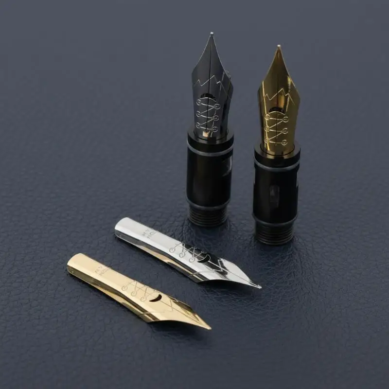 Creative Fountain Pen Nib Section - Soft Flex Copperplate ES ER Point Nib for Round Body Pens