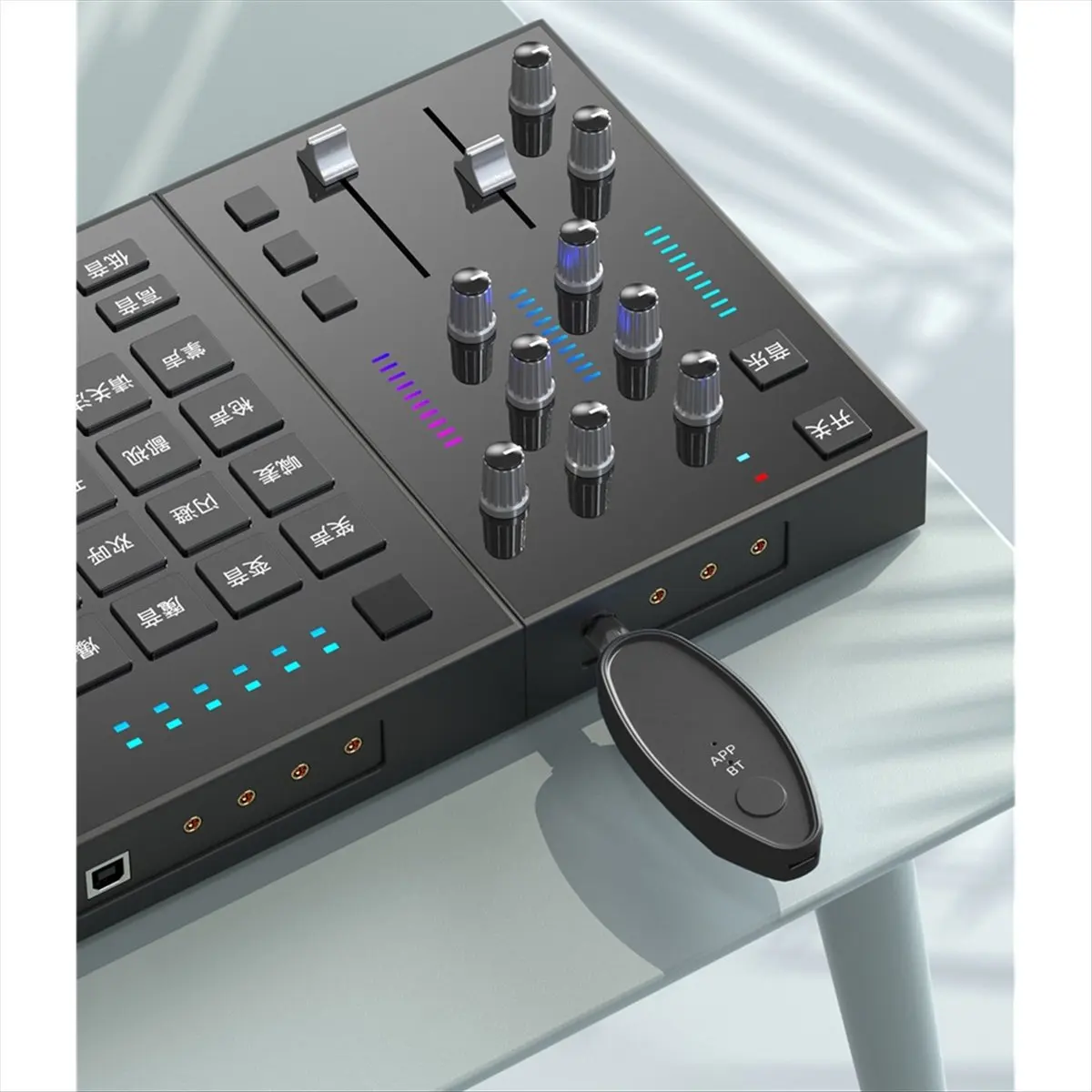 

Аудиоприемник-адаптер A23G 3.5/6.5 мм Aux с беспроводным удалением вокала, Bluetooth 5.2, музыкальный сплиттер для караоке и прямых трансляций