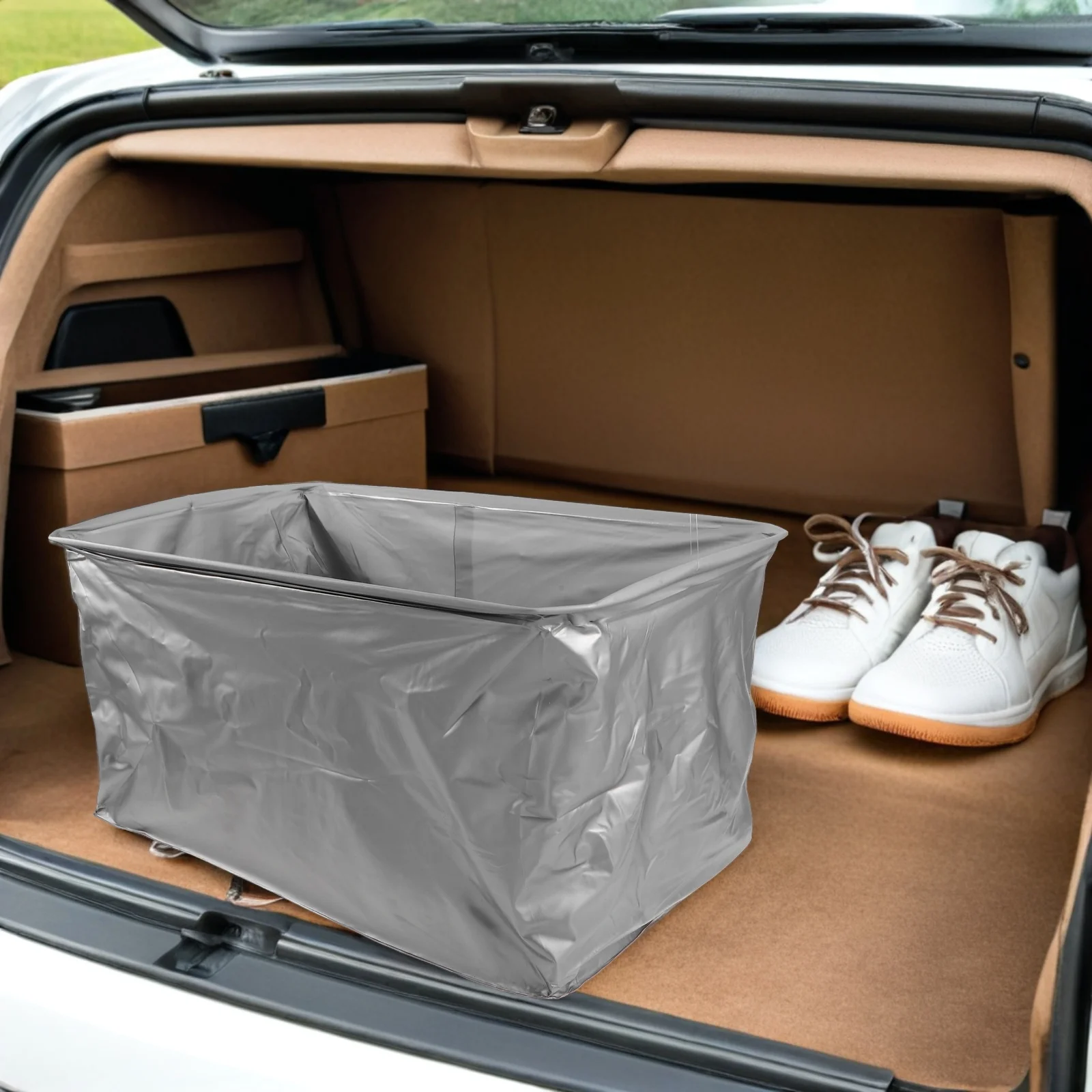 

40L Foldable Car Trunk Organizer Box Waterproof Large Capacity Storage for Suv Truck Groceries Back Seat Travel Cargo