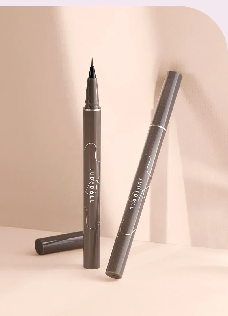 Jukydoll New Black Liquid Eyeliner Pencil Waterproof 24 ore Long Lasting Eye Makeup Smooth Superfine Eye Liner Pen