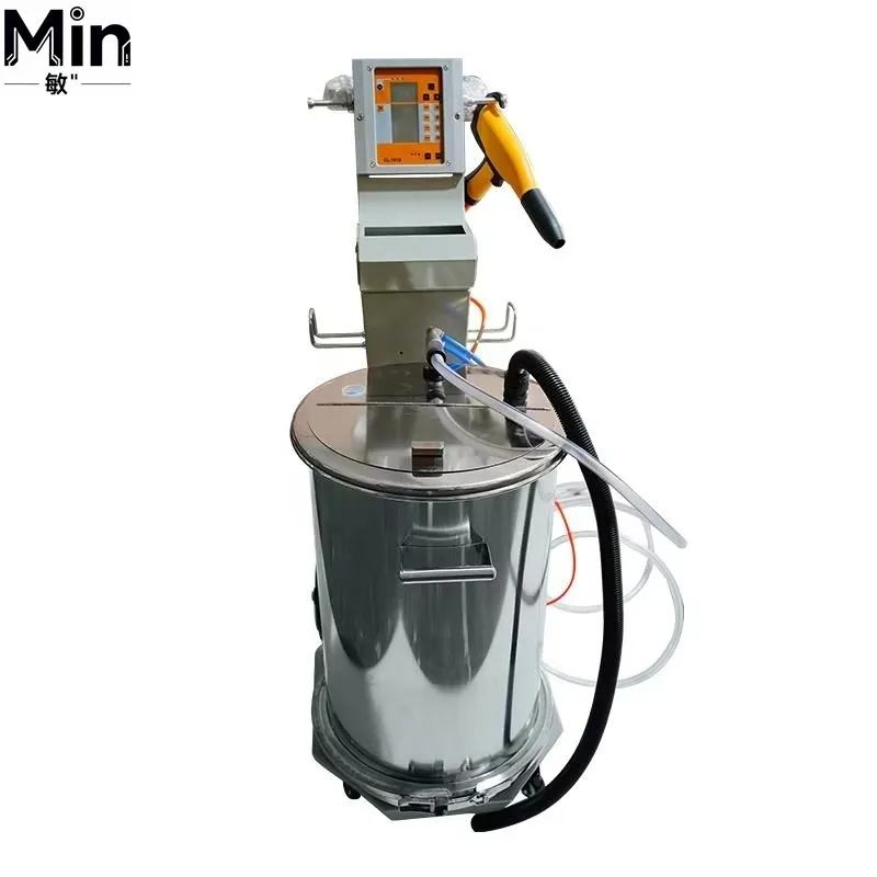 COLO 191S Big Hopper Type Electrostatic Powder Coating Spray Painting Machine For Industrial Metal Surface Coating