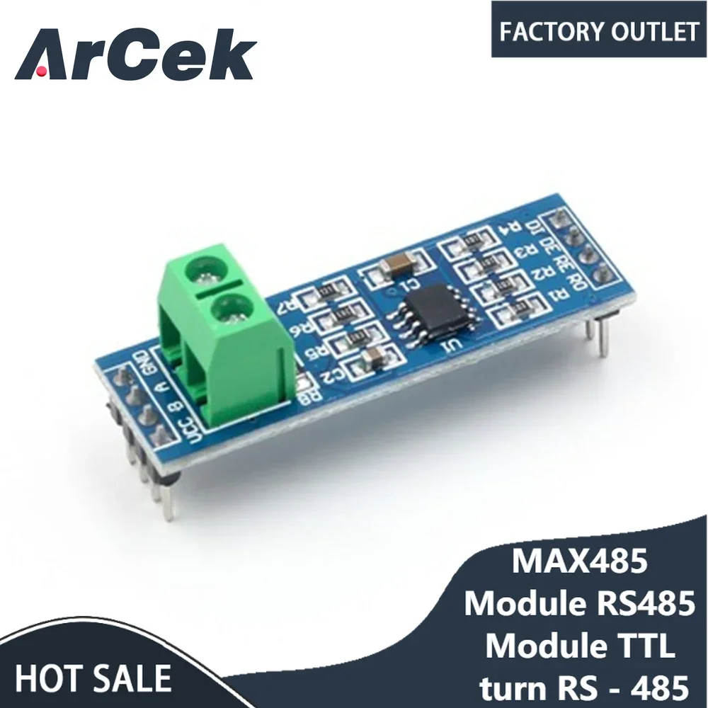 

5PCS MAX485 Module RS-485 TTL Turn To RS485 MAX485CSA Converter Module For Arduino Microcontroller MCU Development Accessories