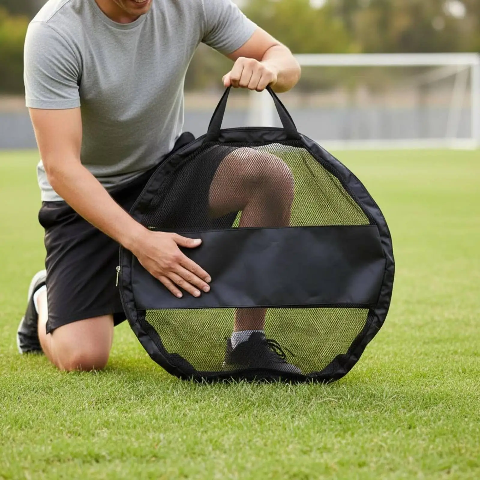 Sports Training Agility Hoop High Visibility Ring Flexible Exercise Circle PP Material for Football Practice