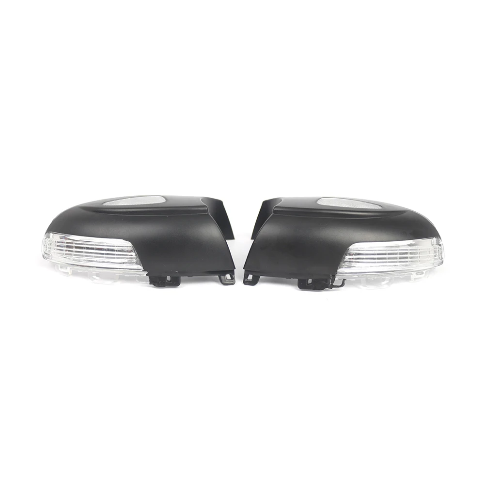 Black ABS LED Mirror Turn Signal for Tiguan 5N For Sharan 7N For Alhambra 710 Fits Mirrors with Puddle Light Function