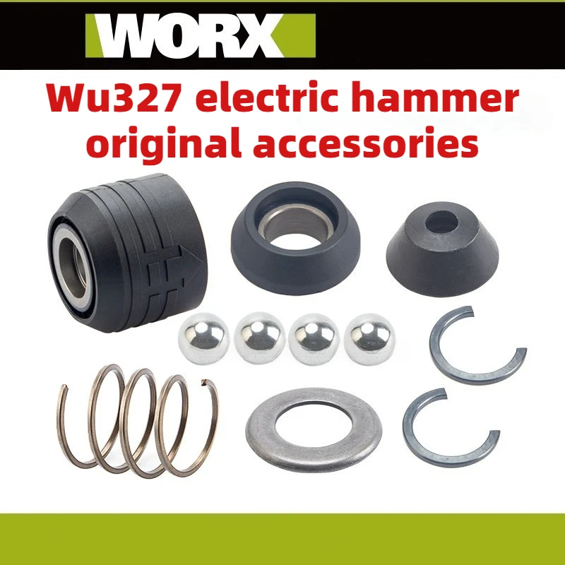 Power Tool Accessories for WU327D Impact Hammer Drill Chuck Assembly Repair Parts Dustproof Cover Compression Spring Steel Balls